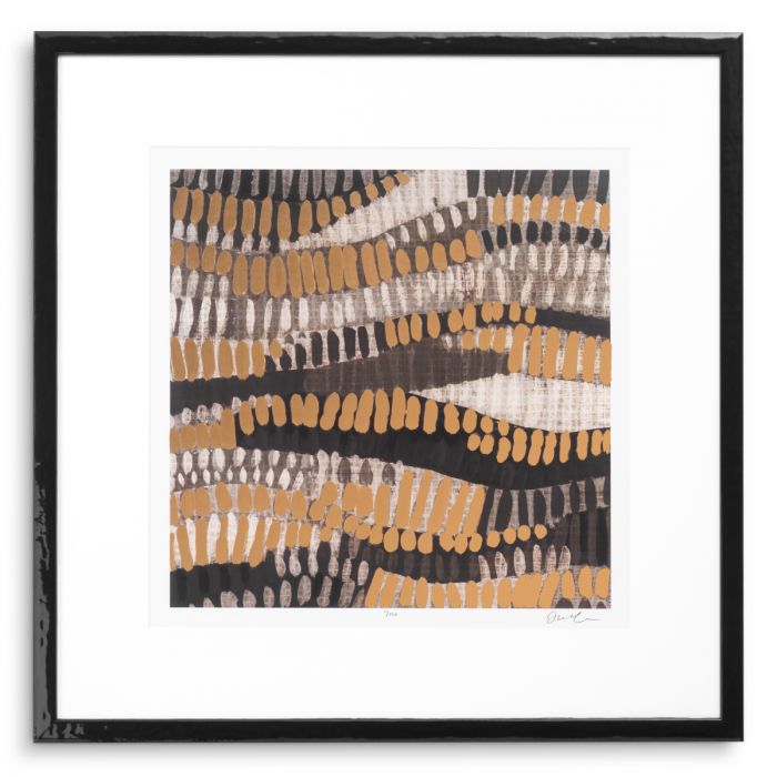 Print Metallic Undulation by June Erica Vess set of 2