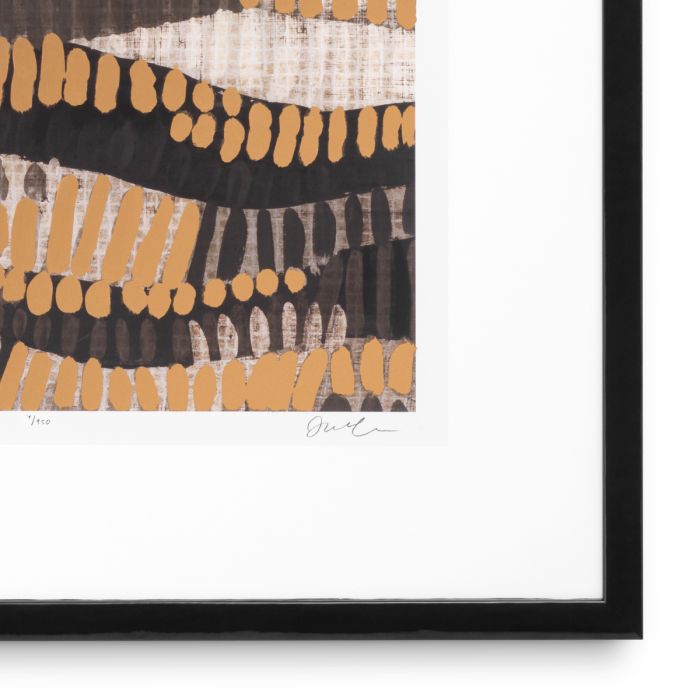 Print Metallic Undulation by June Erica Vess set of 2