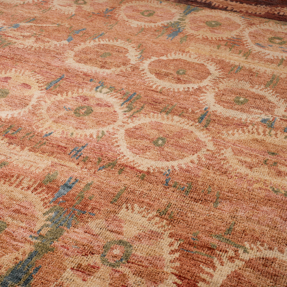 Hand-Knotted Wool Carpet 10' x 13' Marlton