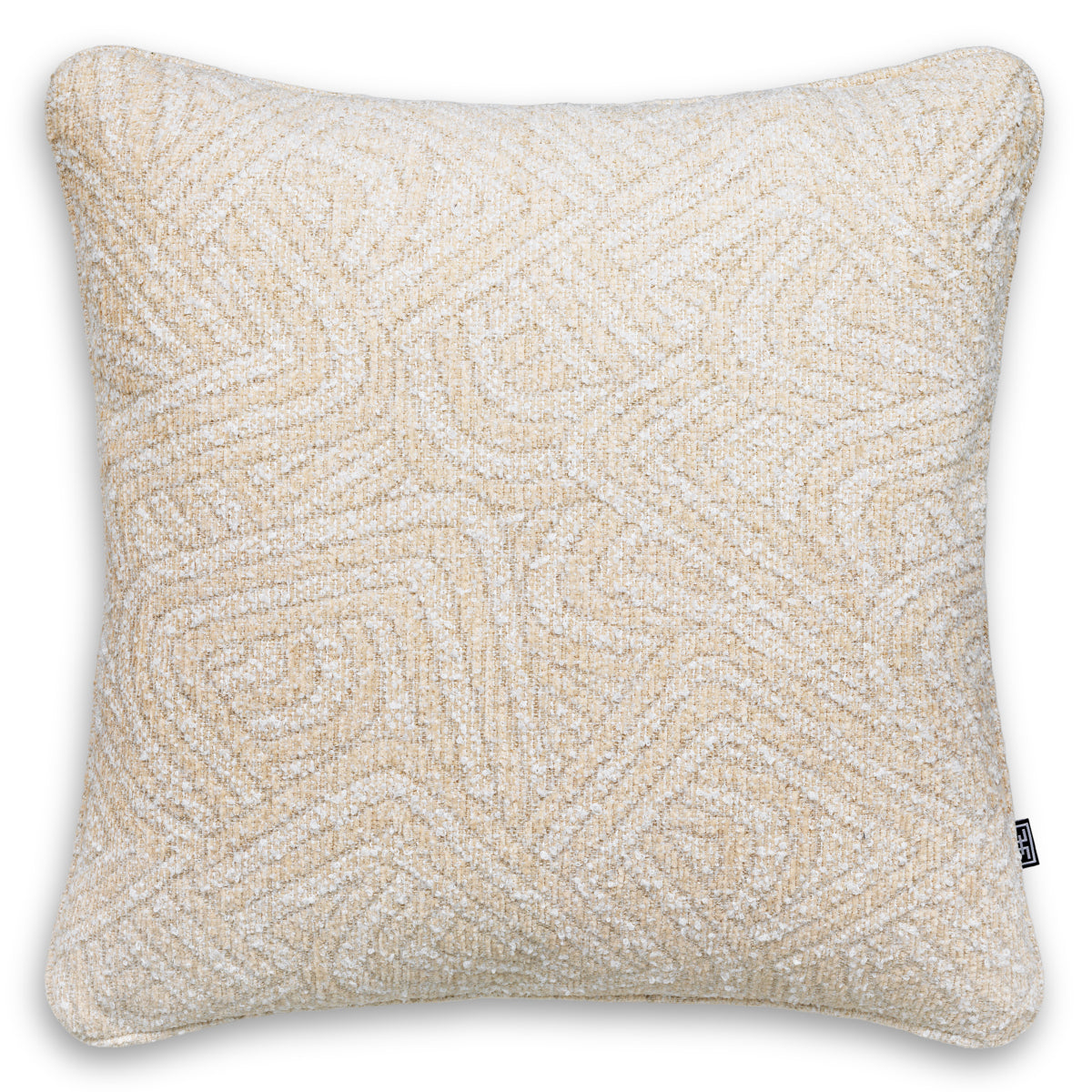 Beige Fabric Cushion S Camari