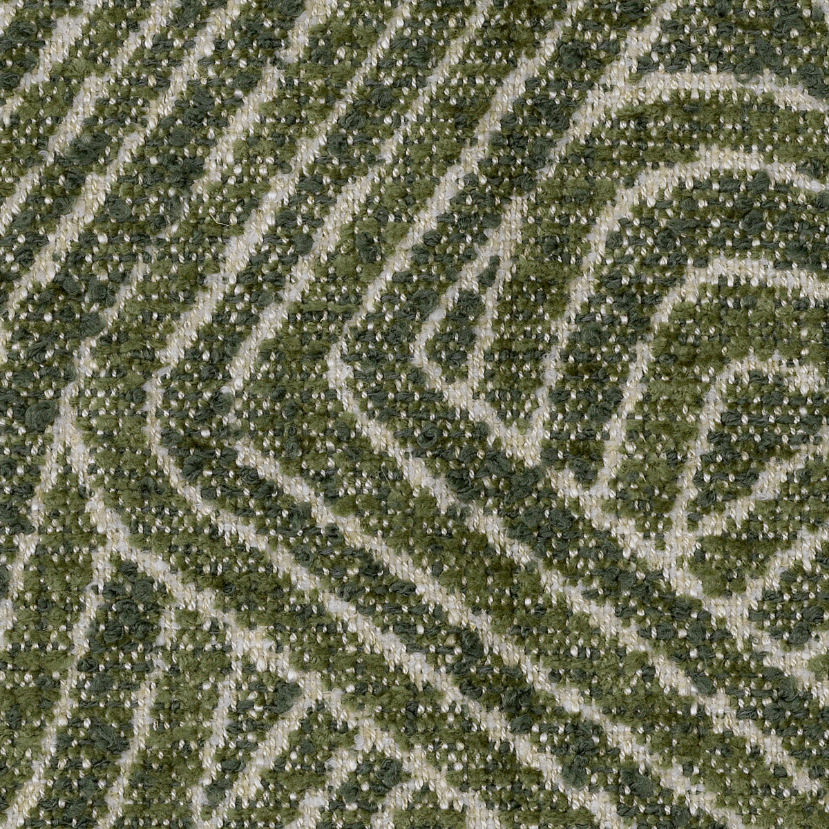 Green Geometric Pattern Cushion L Camari