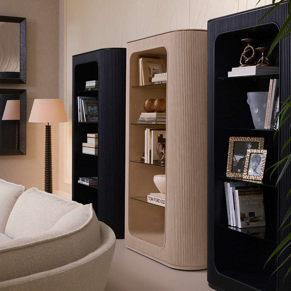 Washed Oak Contemporary Oak Cabinet Bogota