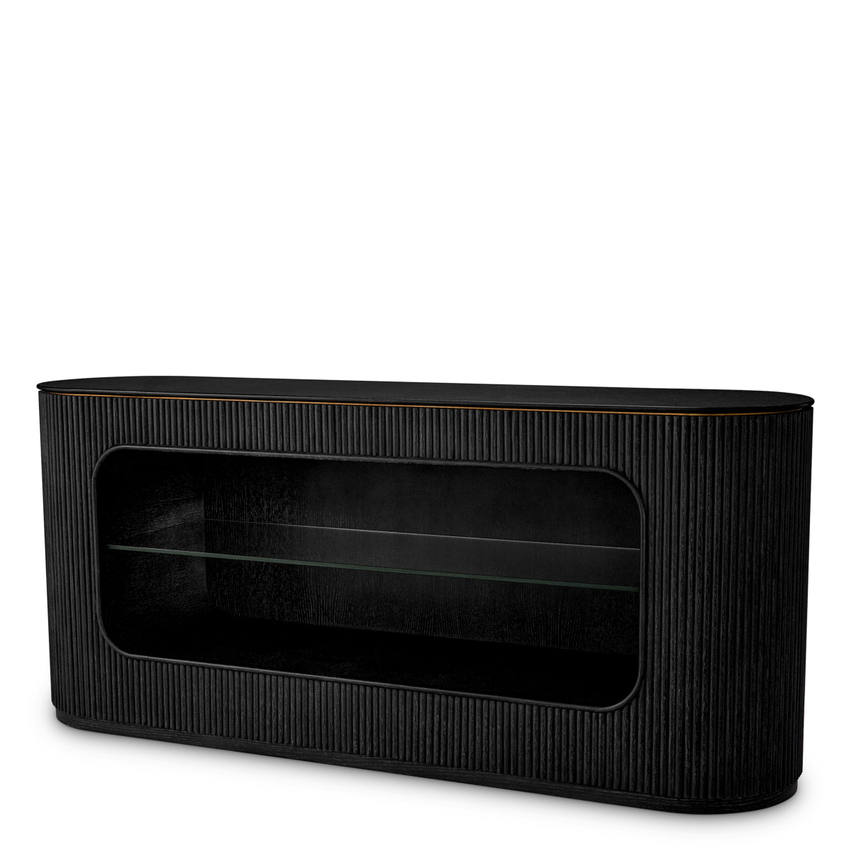 Charcoal Gray Oak Wooden Dresser Bogota