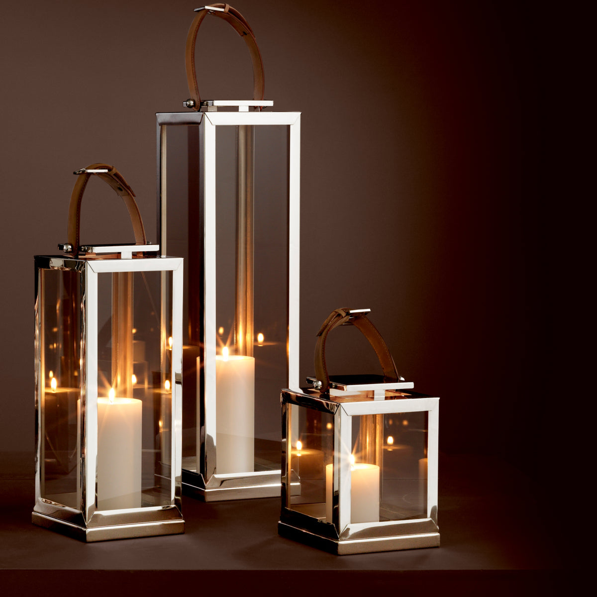 Nickel Finished Lantern S Georgian