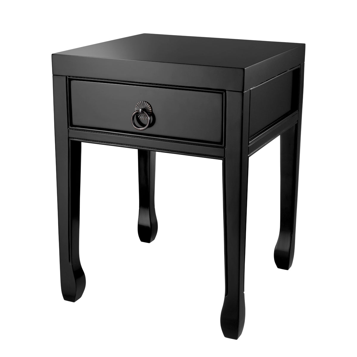Black Birch Low Side Table Chinese | Eichholtzmh.com