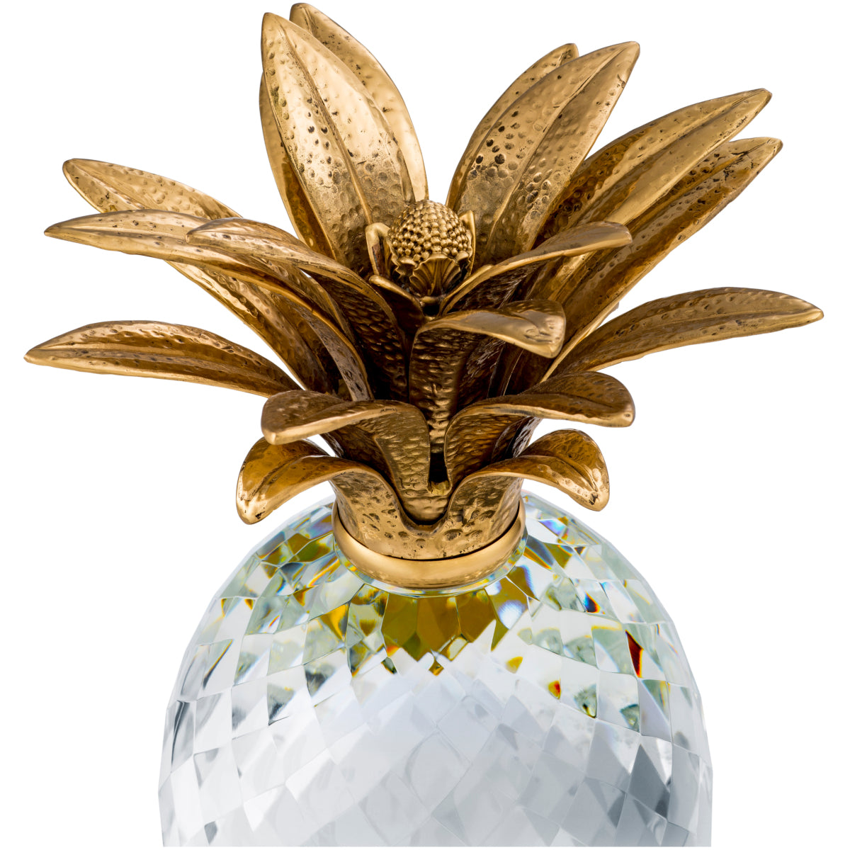 Brass Crystal Glass Pineapple | Eichholtzmh.com