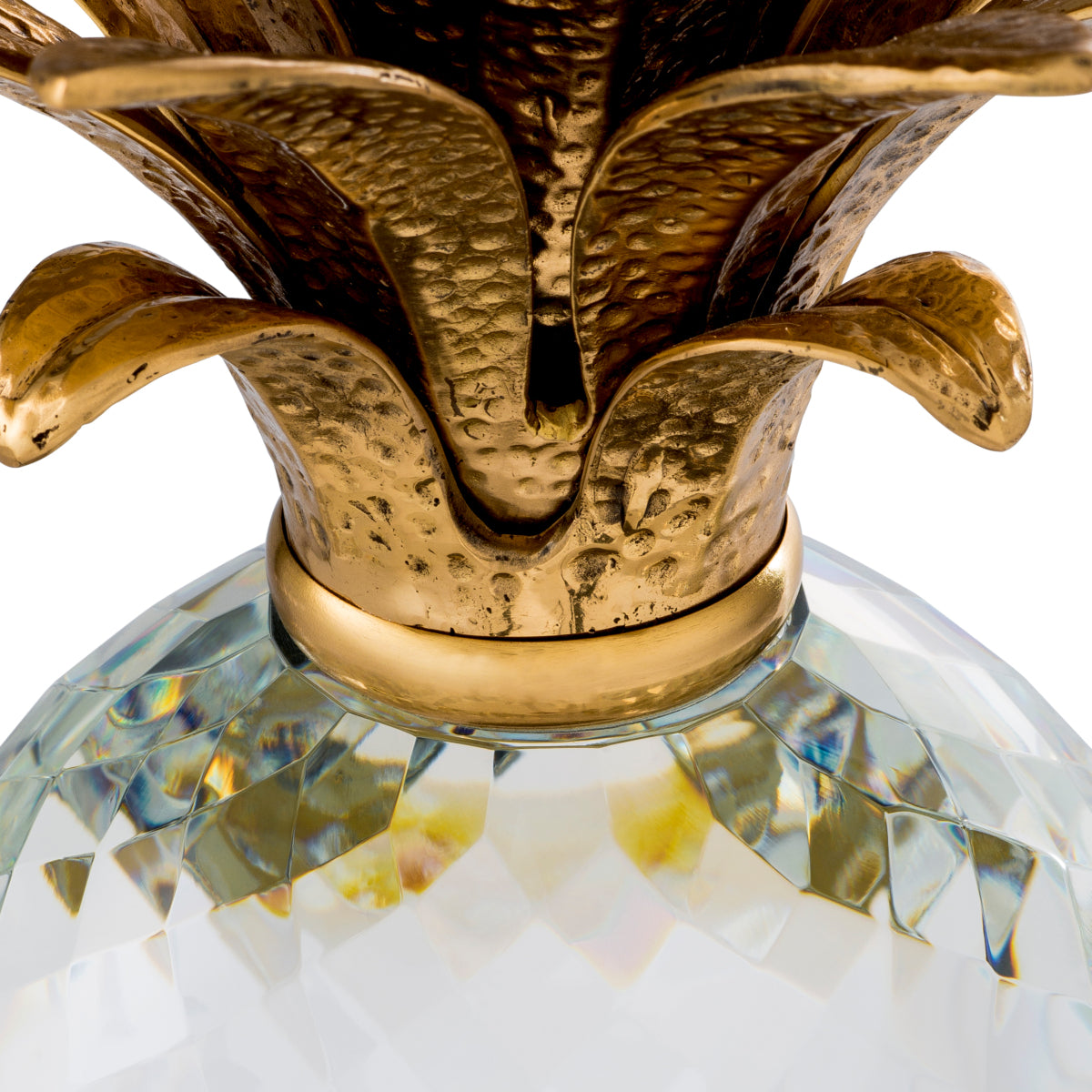 Brass Crystal Glass Pineapple | Eichholtzmh.com