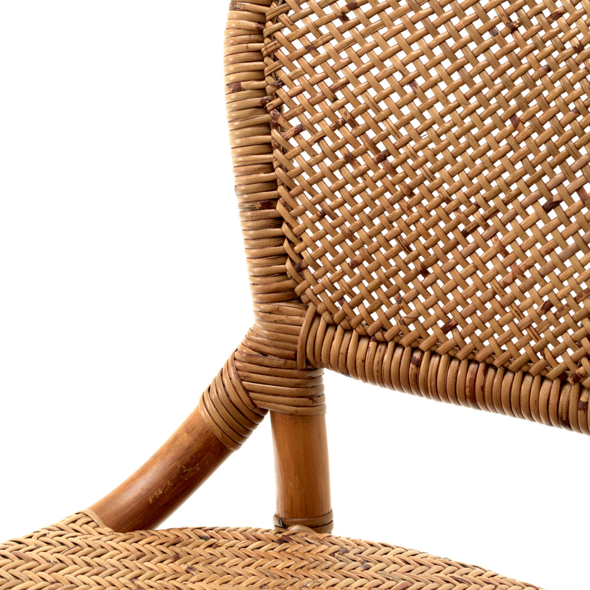Honey Woven Rattan Bar Stool Colony