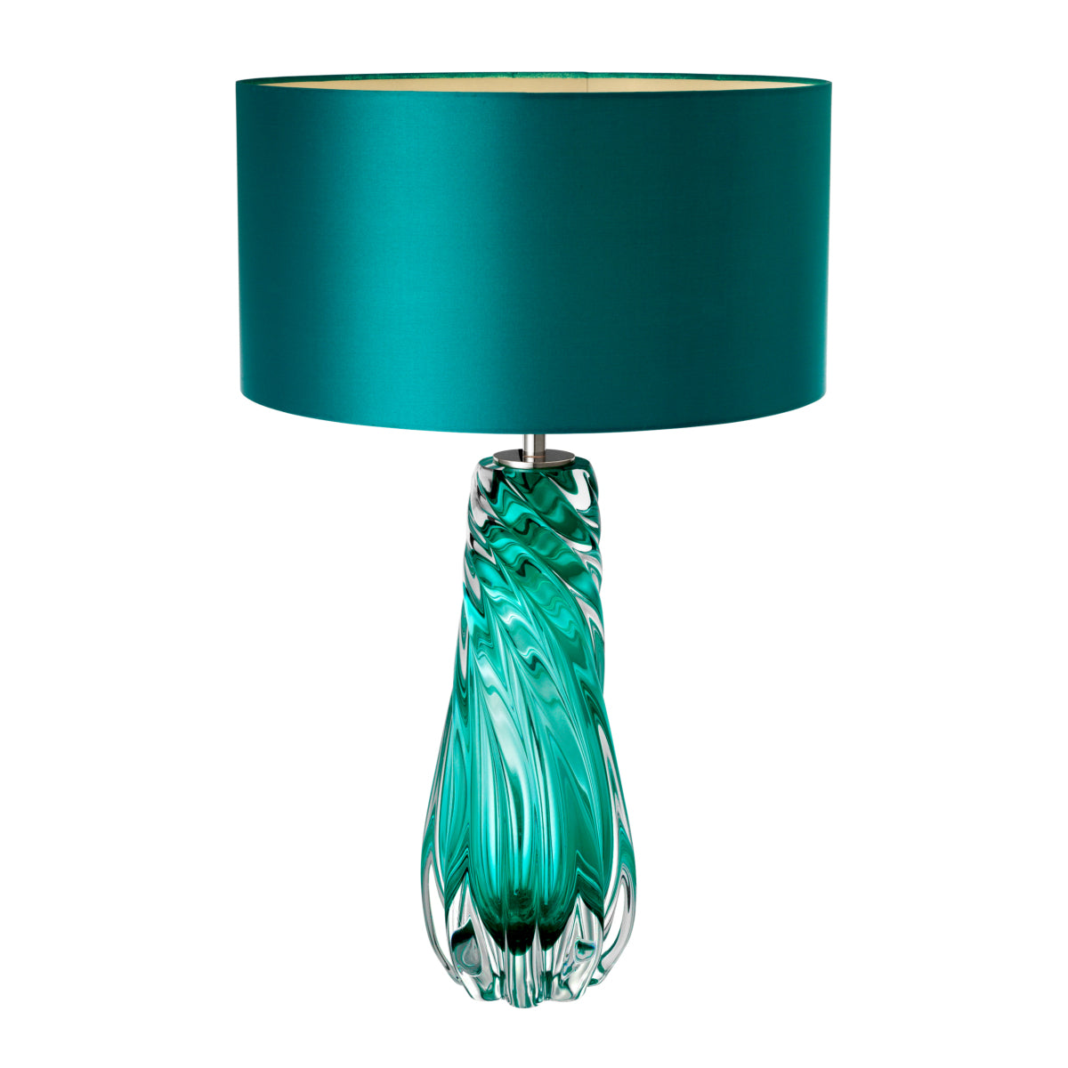 Turquoise Glass Table Lamp Barron | Eichholtzmh.com