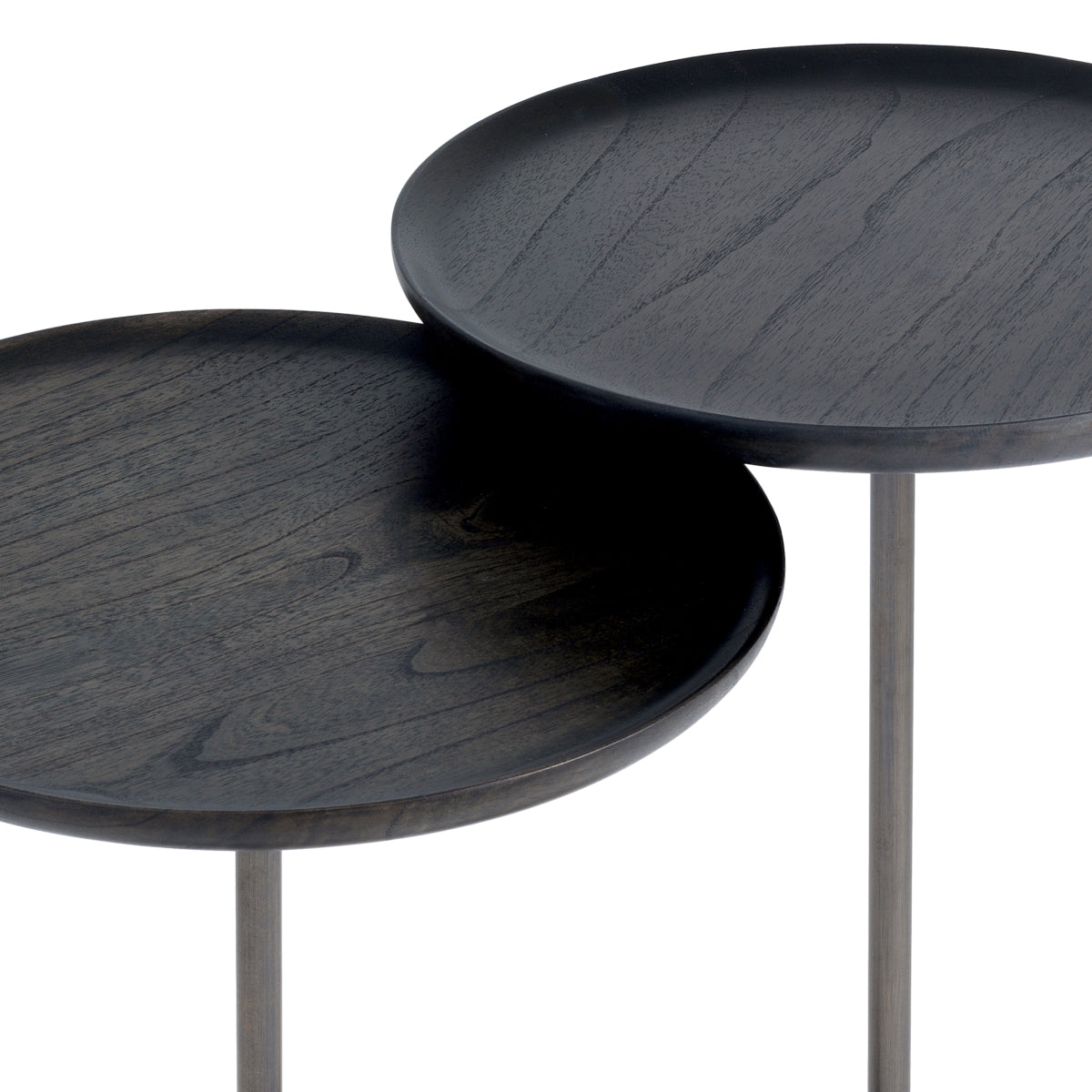Gray Marble Side Tables (2) Puglia