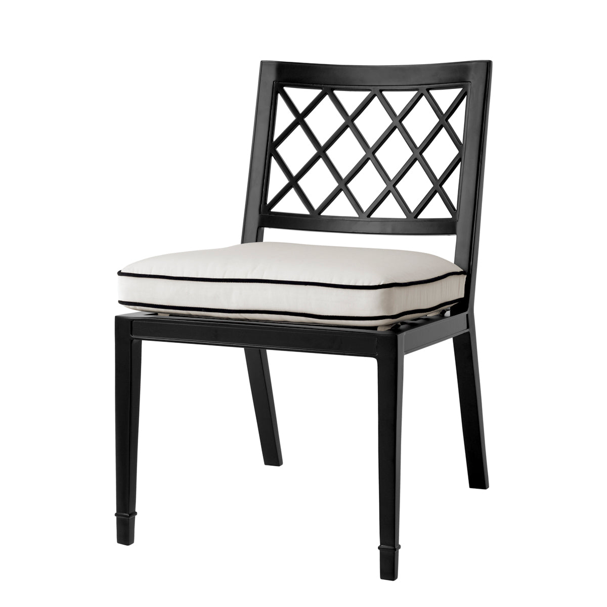 Black Metal Outdoor Dining Chair Paladium