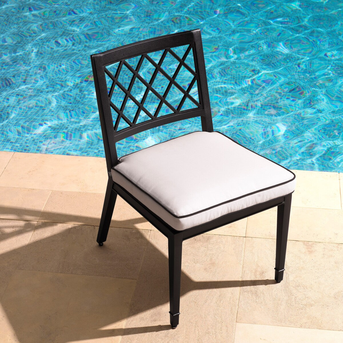 Black Metal Outdoor Dining Chair Paladium