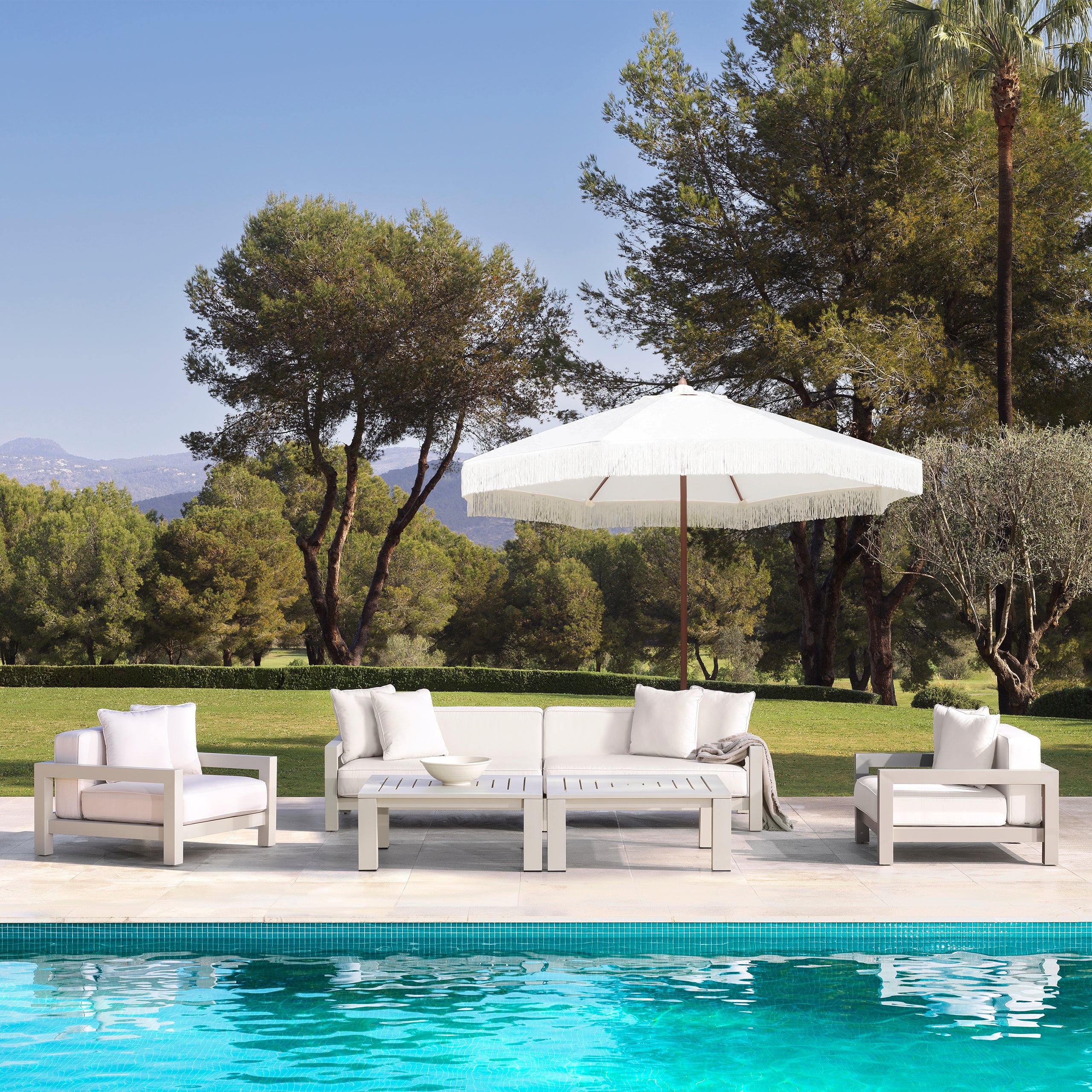 Sand Upholstered Outdoor Sofa Cap-Antibes | Eichholtzmh.com