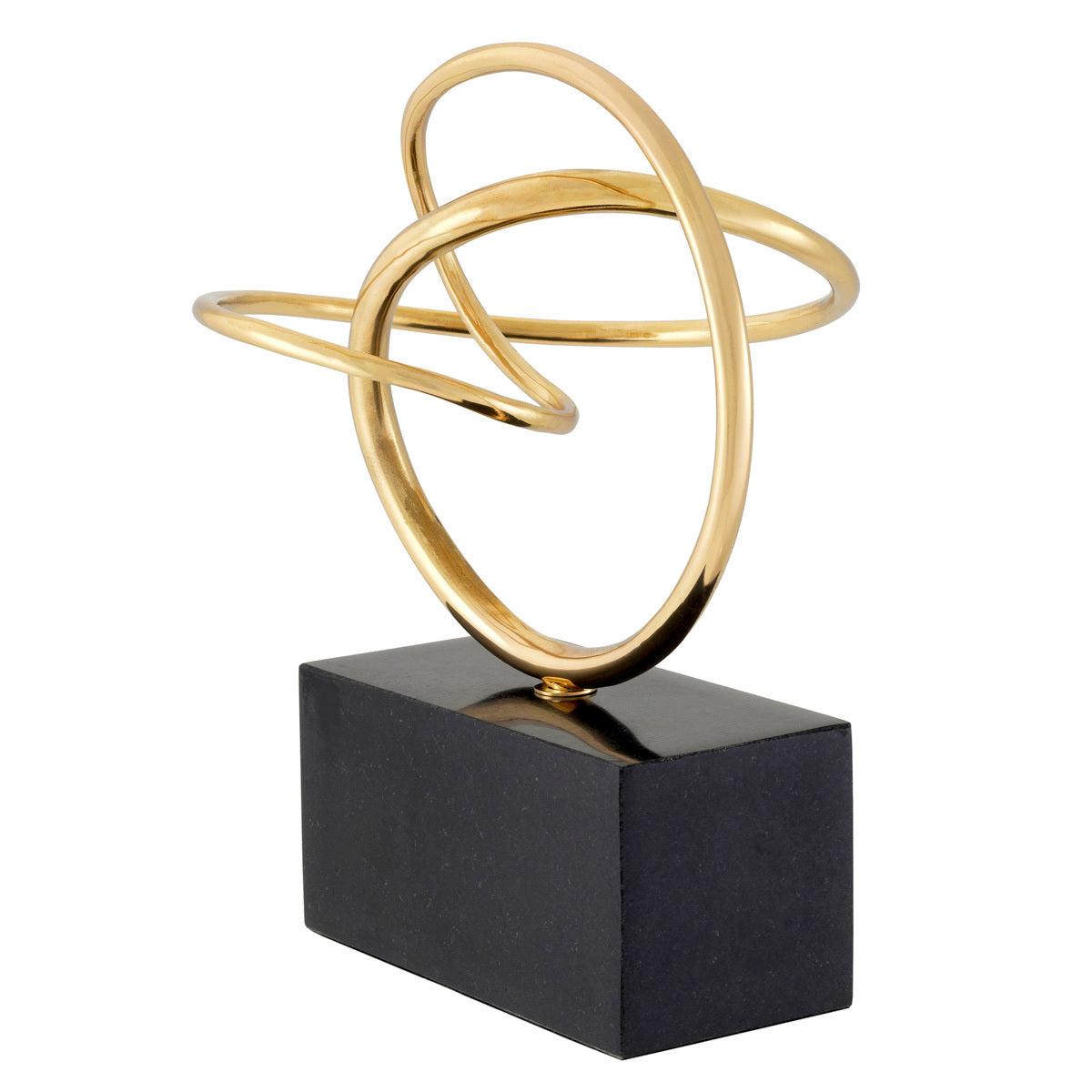 Abstract Polished Brass Object Frank | Eichholtzmh.com