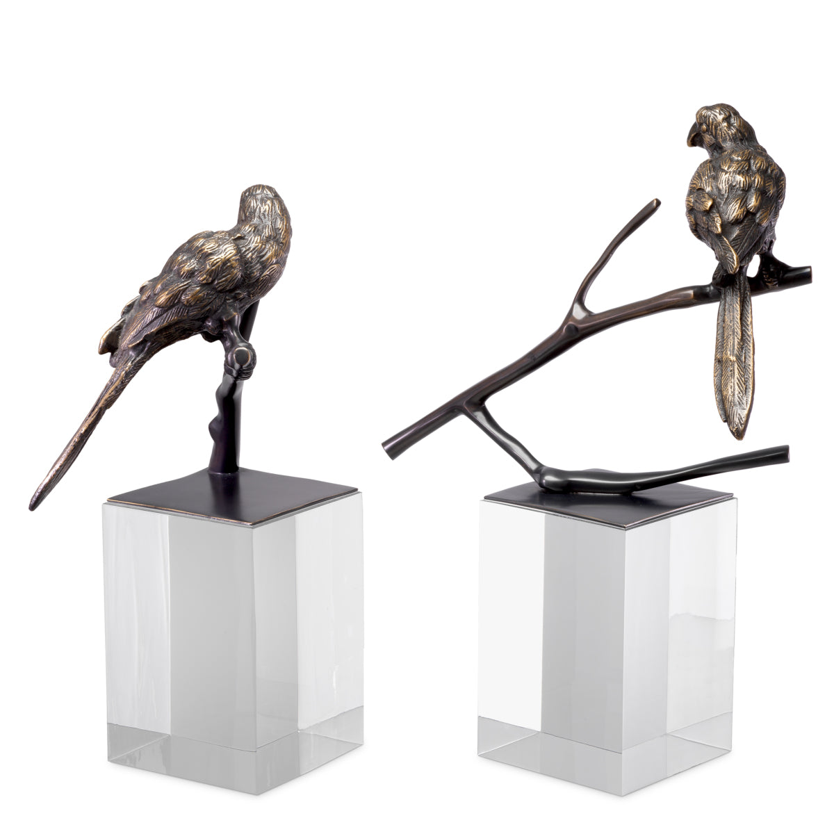 Bronze Bird Figurines (2) Morgana | Eichholtzmh.com
