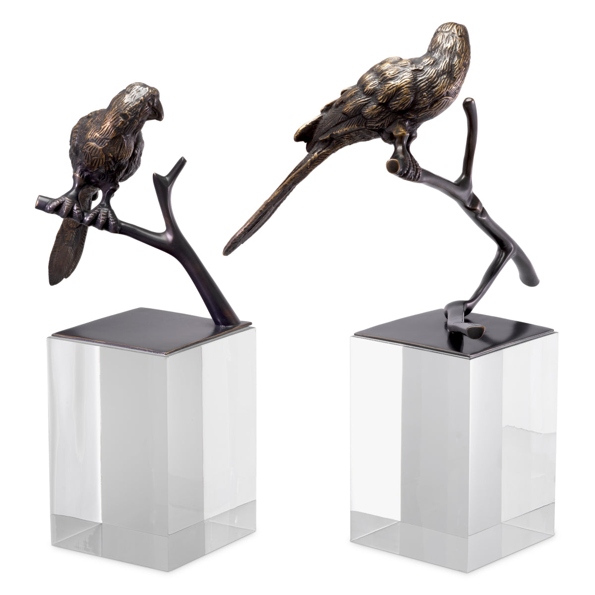 Bronze Bird Figurines (2) Morgana | Eichholtzmh.com