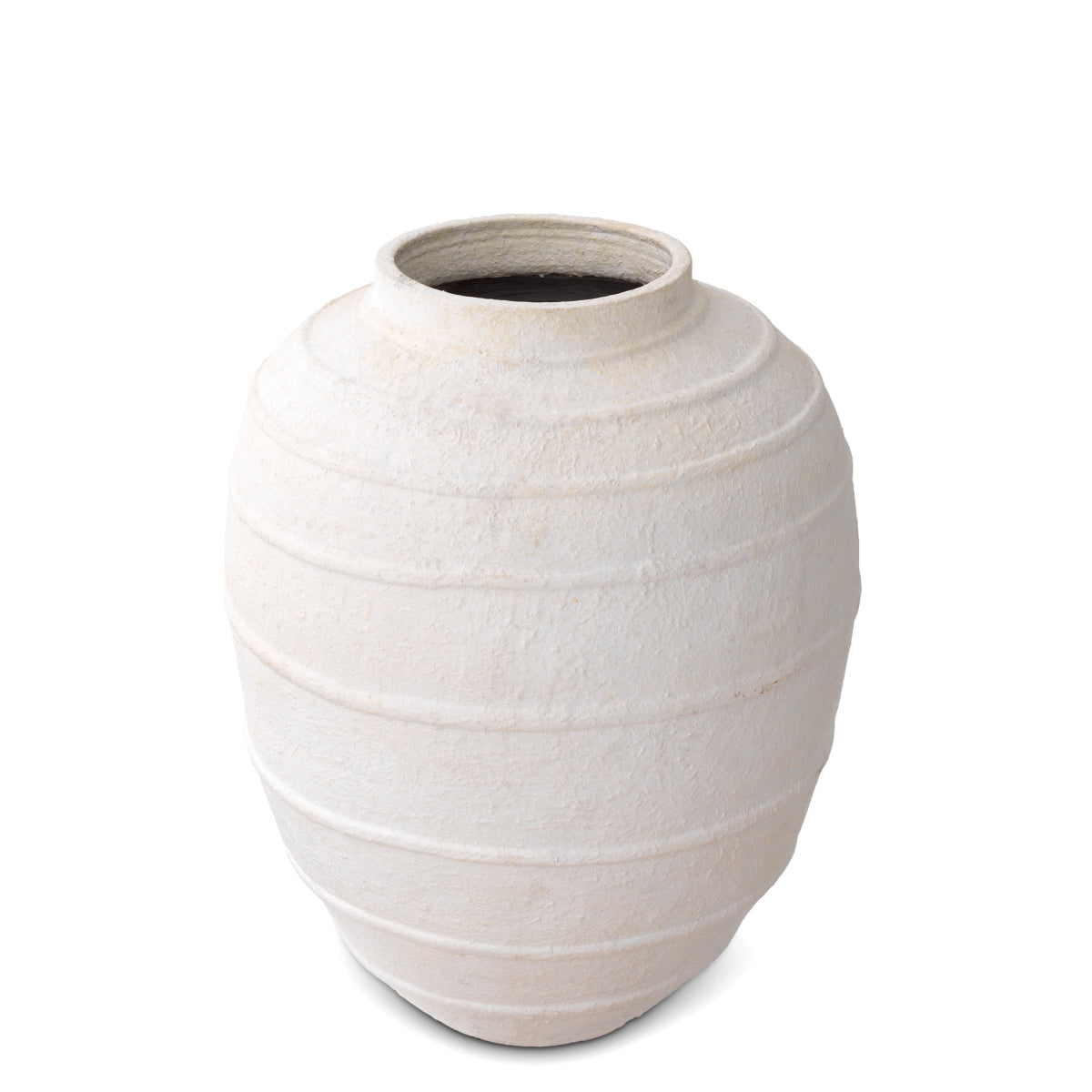 White Handmade Clay Vase Romane | Eichholtzmh.com