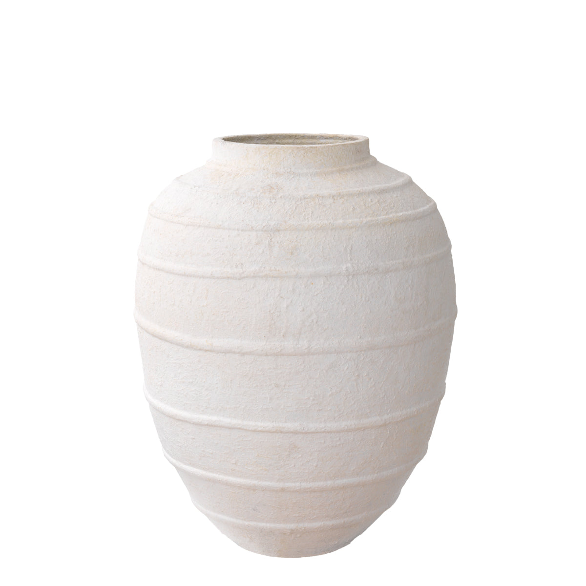 White Handmade Clay Vase Romane | Eichholtzmh.com