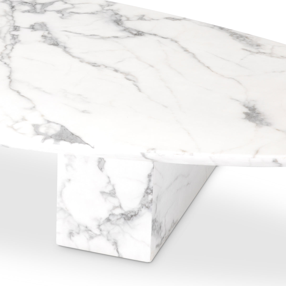 Marble Oval Coffee Table Aurore | Eichholtzmh.com