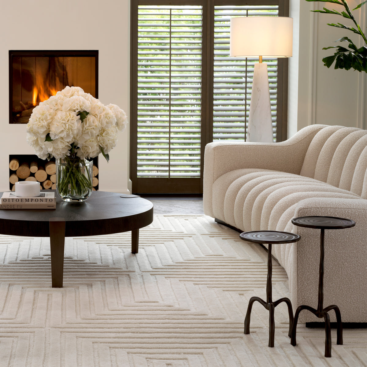 Round Bronze Side Table L Kubu | Eichholtzmh.com