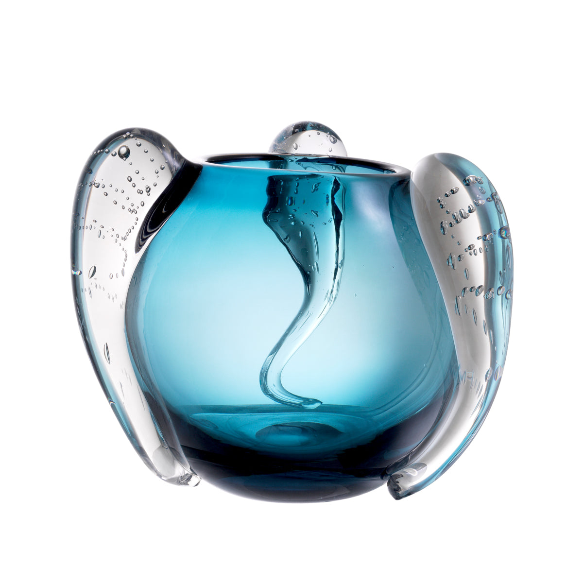 Blue Glass Vase S Sianluca | Eichholtzmh.com