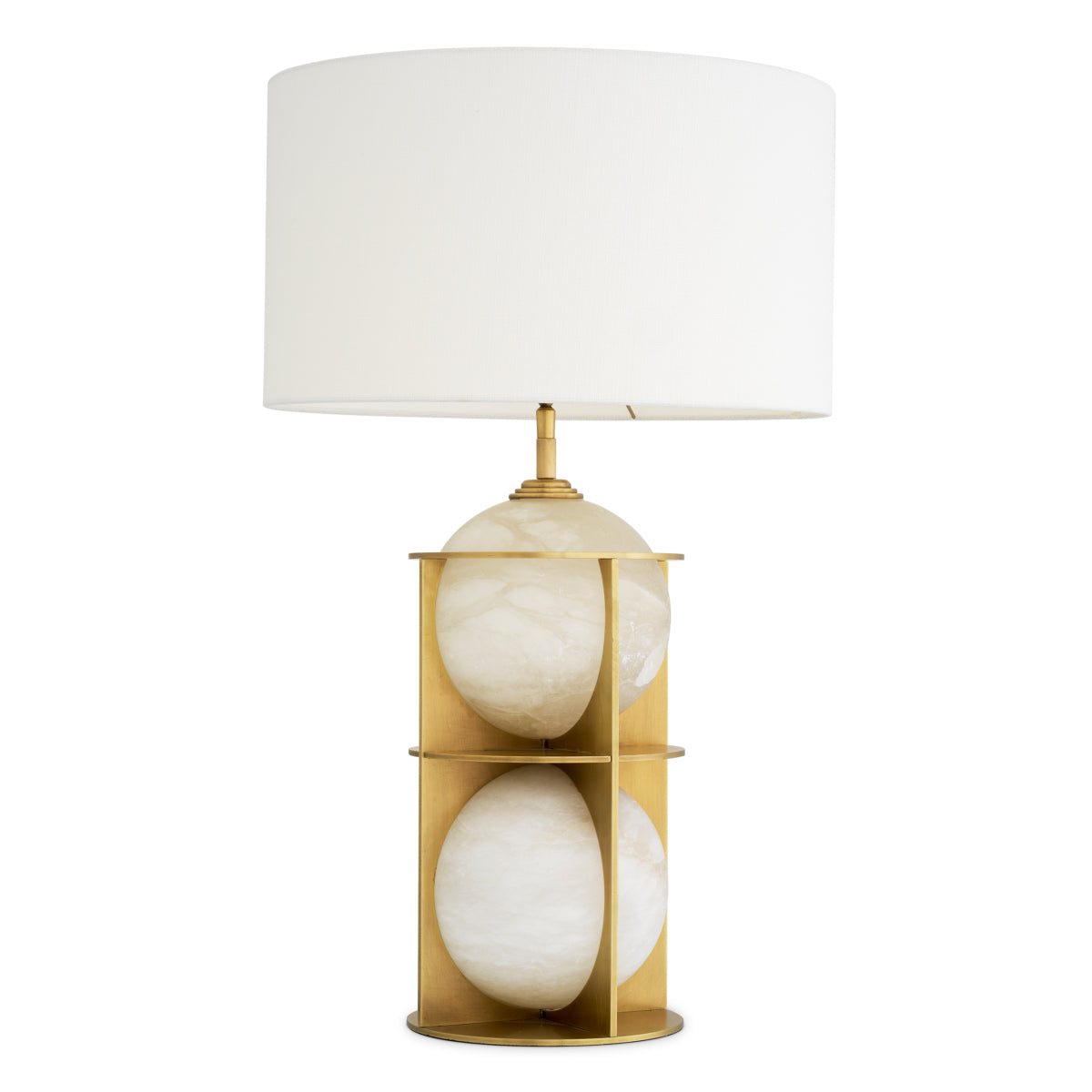 Brass Alabaster Table Lamp Eternity