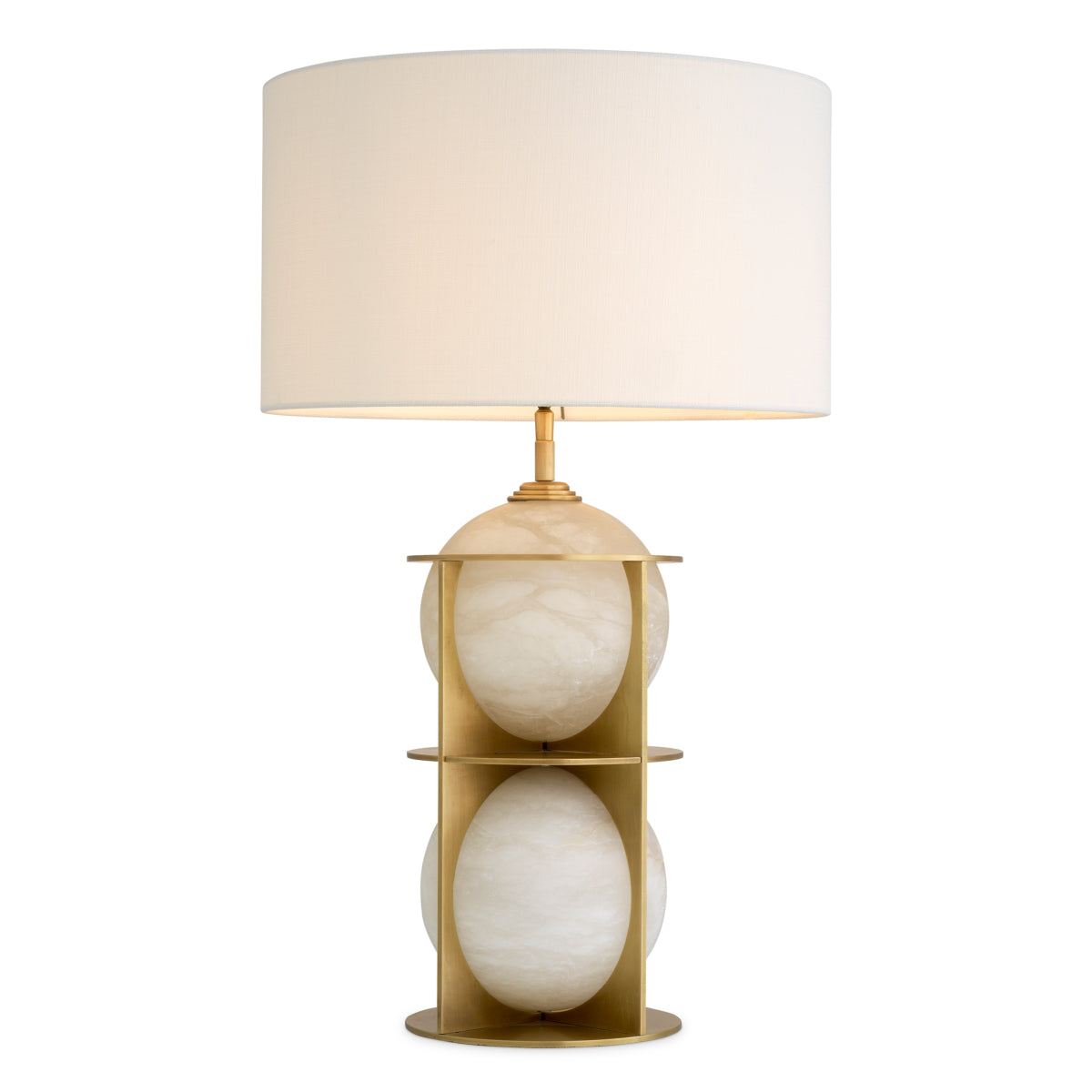 Brass Alabaster Table Lamp Eternity