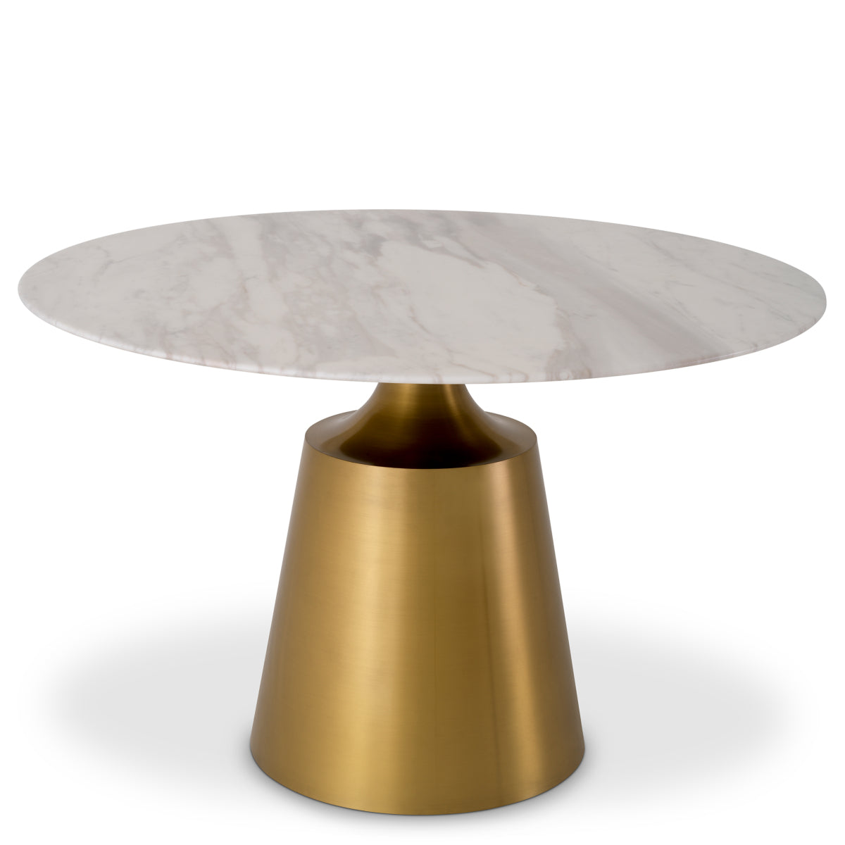 White Round Pedestal Dining Table Nathan