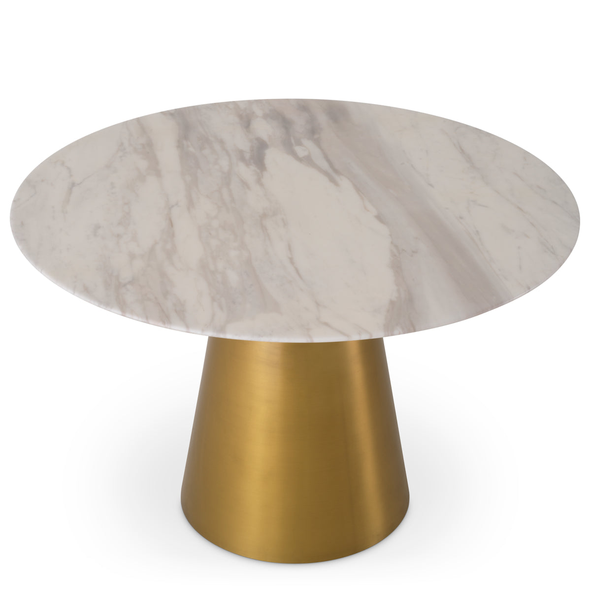 White Round Pedestal Dining Table Nathan