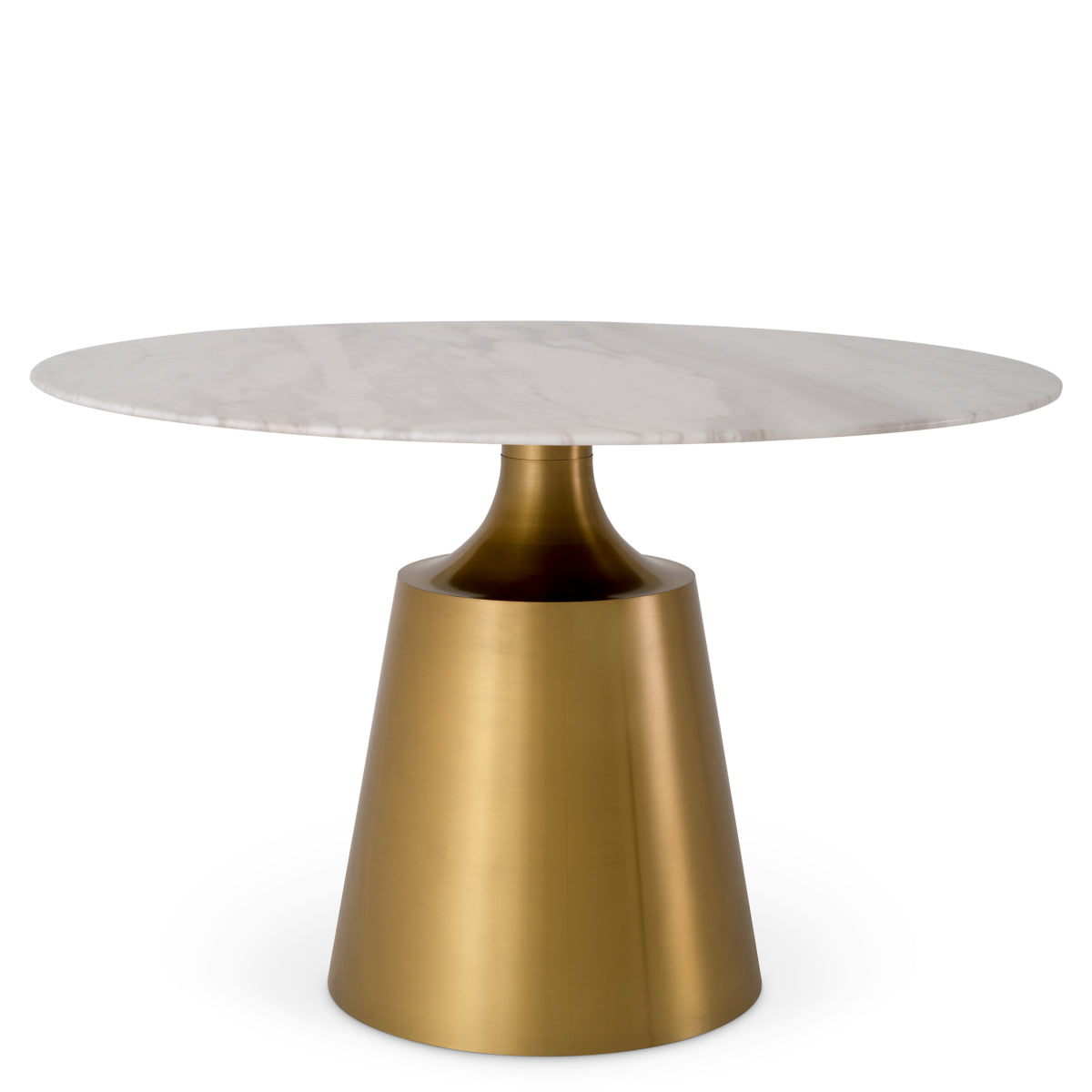 White Round Pedestal Dining Table Nathan