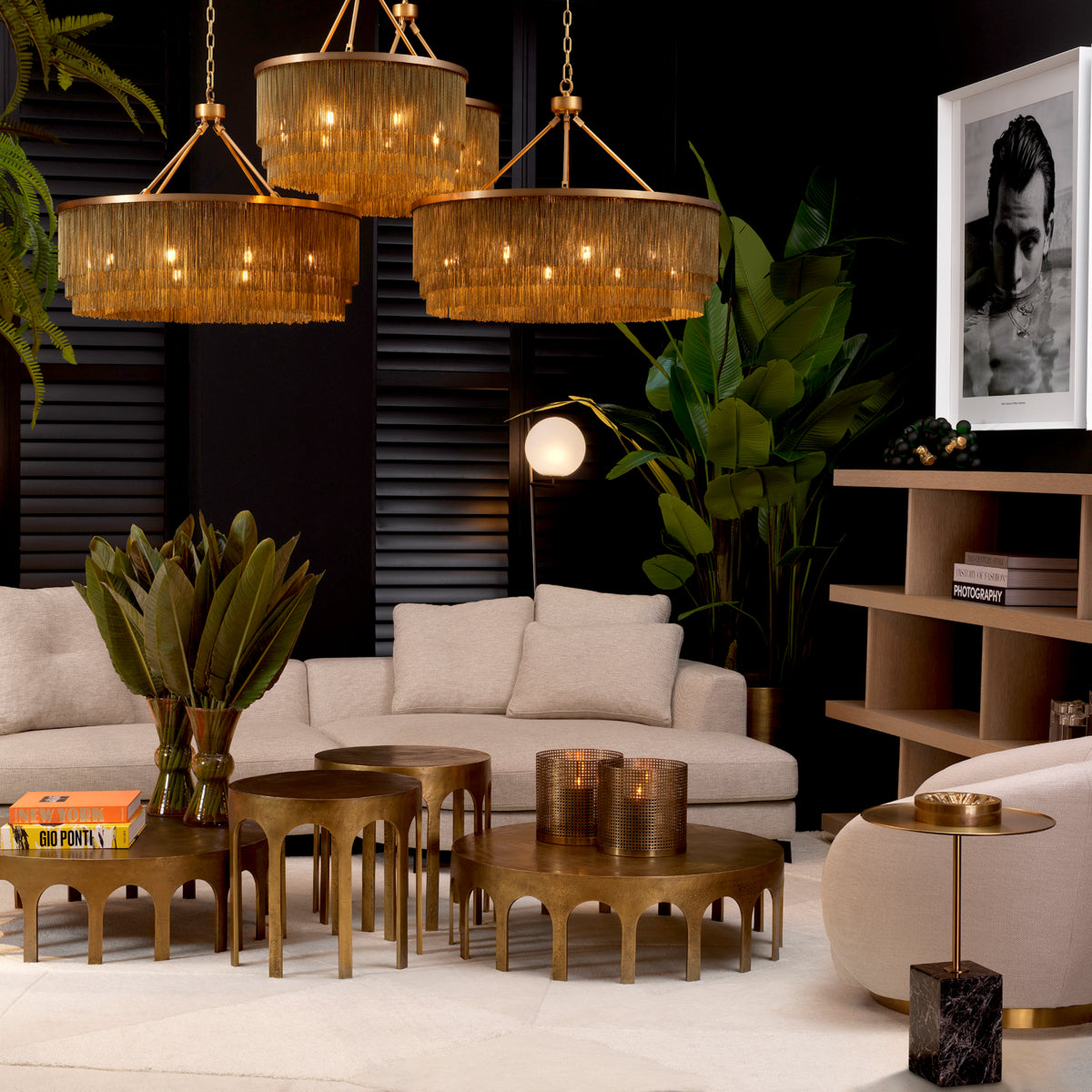 Marble Base Side Table Cole