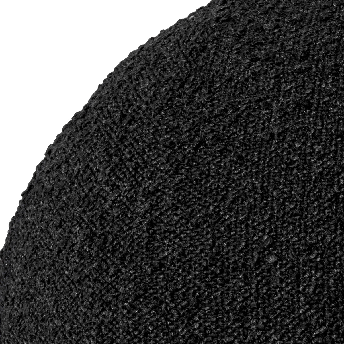 Black Bouclé Ball Cushion L Palla | Eichholtzmh.com