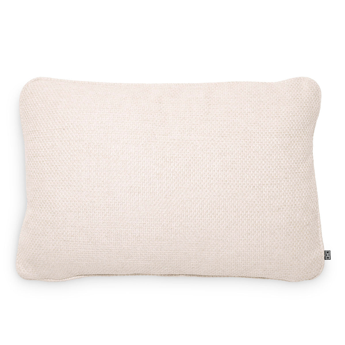 Textured Rectangular White Cushion Pausa | Eichholtzmh.com