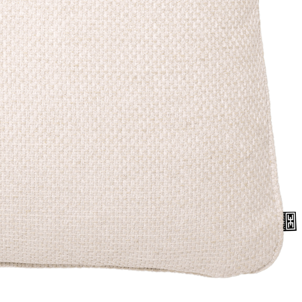 Textured Rectangular White Cushion Pausa | Eichholtzmh.com