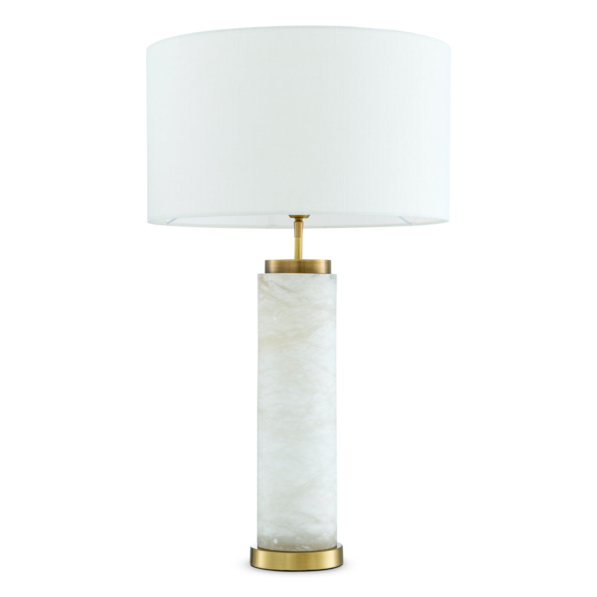 Alabaster Drum Table Lamp Lxry