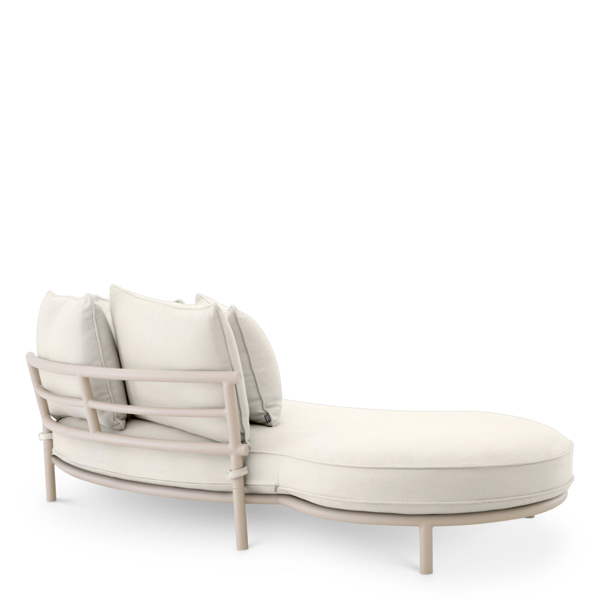 Off White Left Outdoor Sofa Laguno