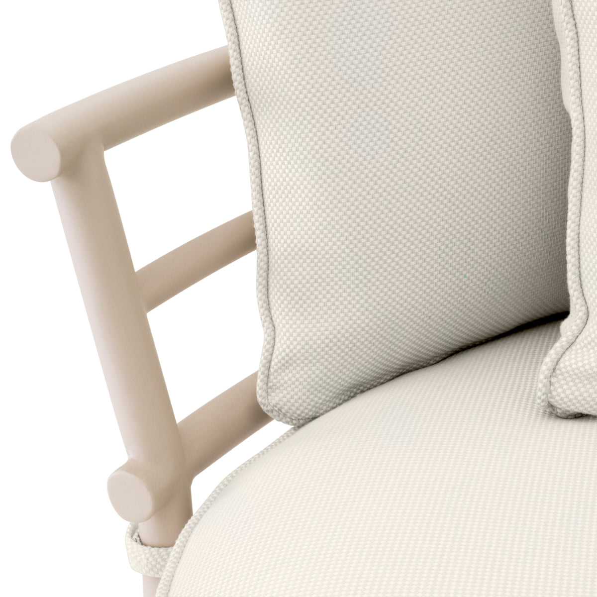 Off White Left Outdoor Sofa Laguno