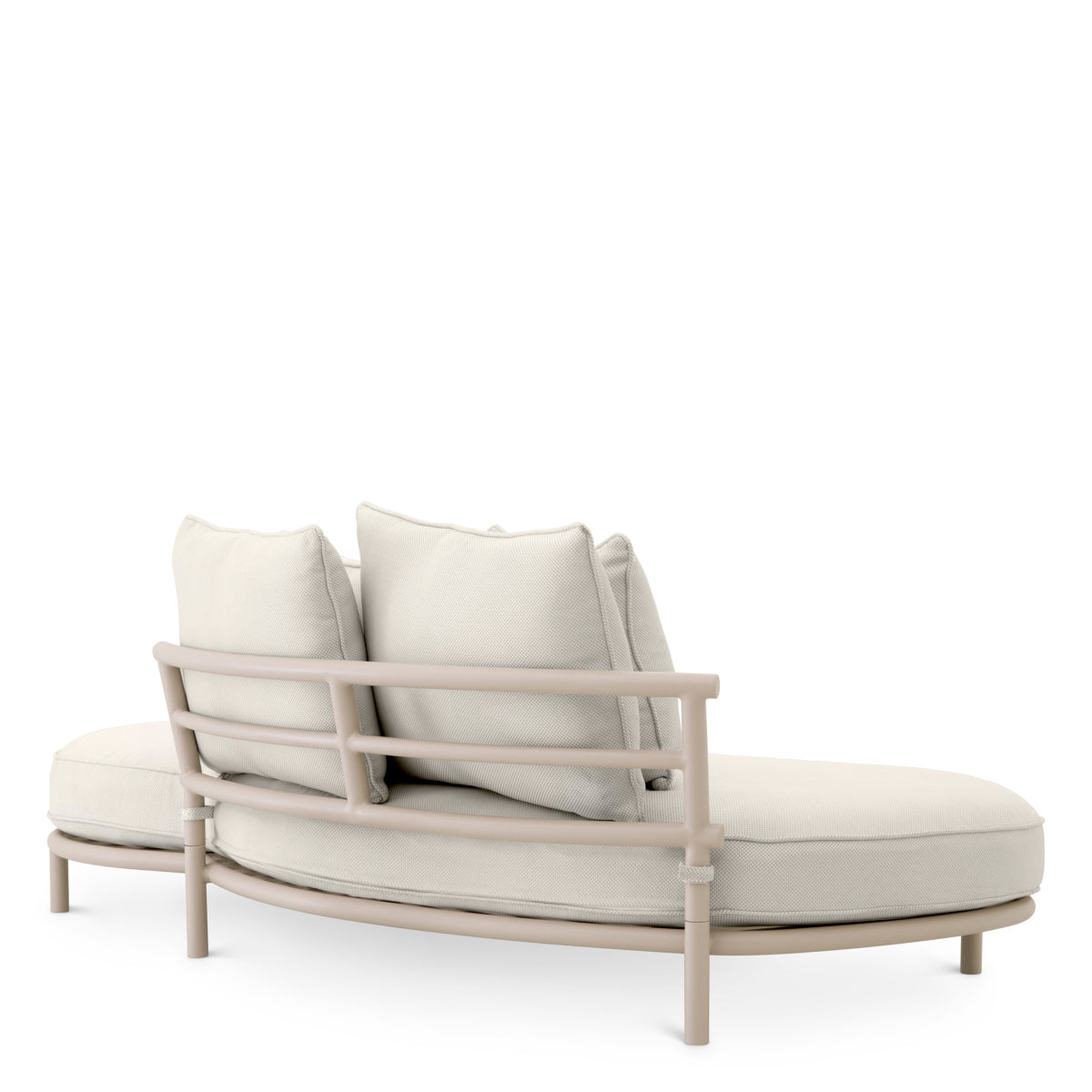 Off White Right Outdoor Sofa Laguno