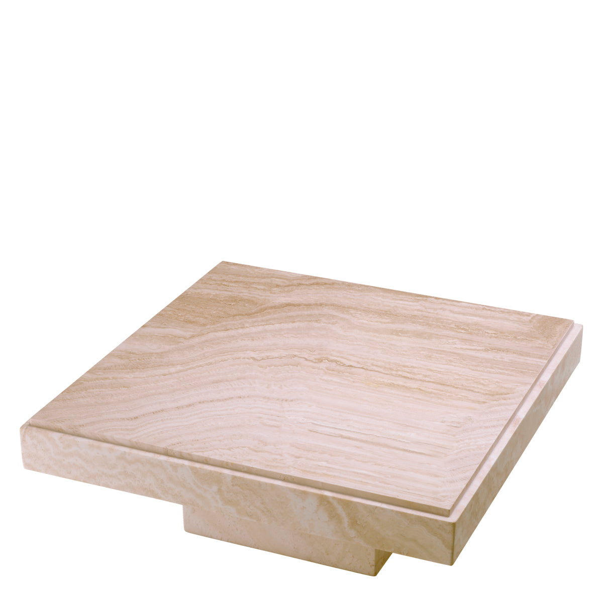 Square Travertine Coffee Table Sartoria