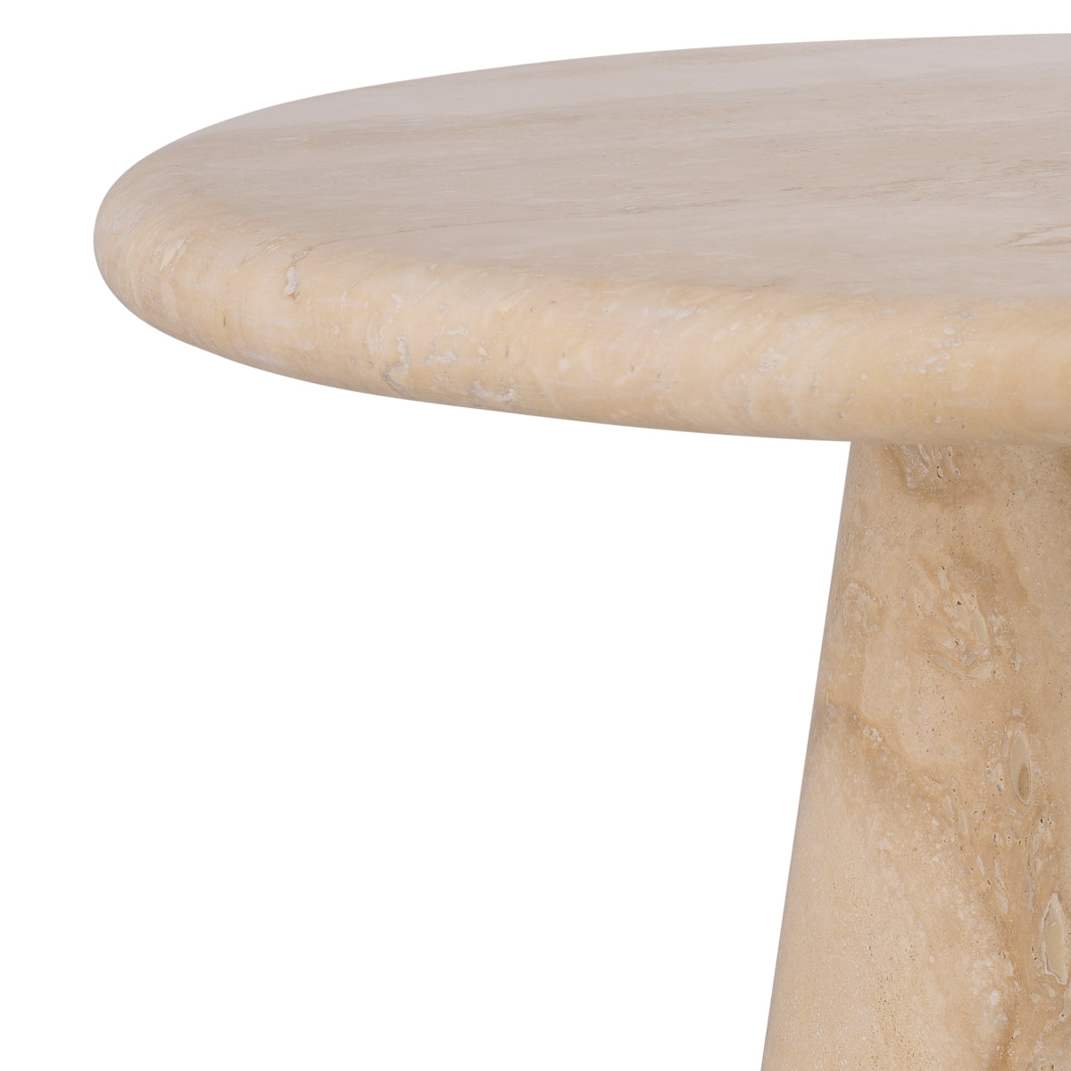 Limestone Pedestal Side Table S Adriana