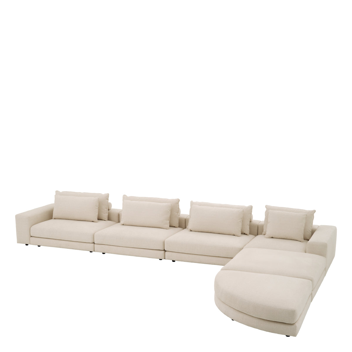 Beige Modular Sofa Lounge Club