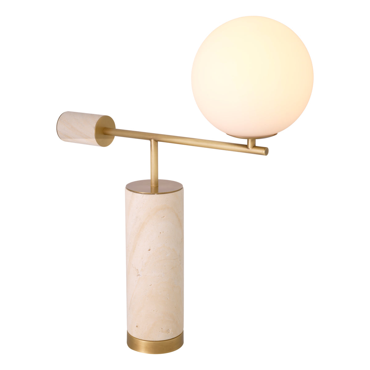 Travertine Table Lamp Xperience | Eichholtzmh.com