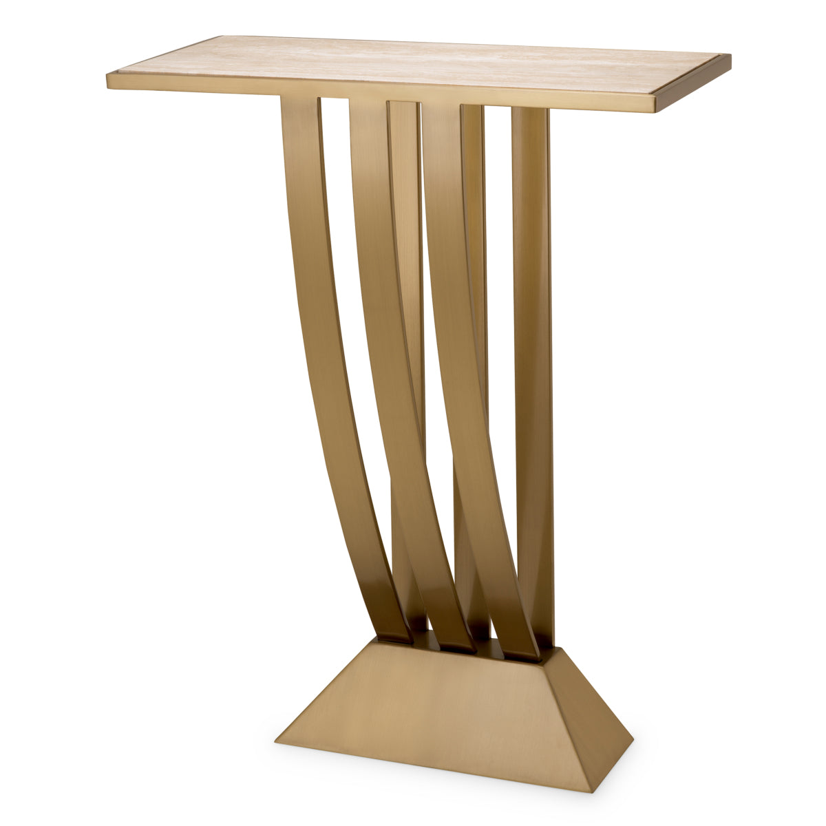 Gold Art Deco Console Table Beau Deco