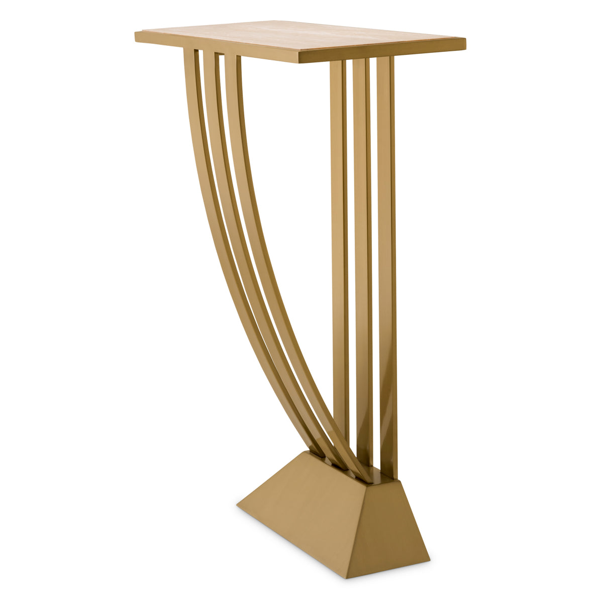 Gold Art Deco Console Table Beau Deco