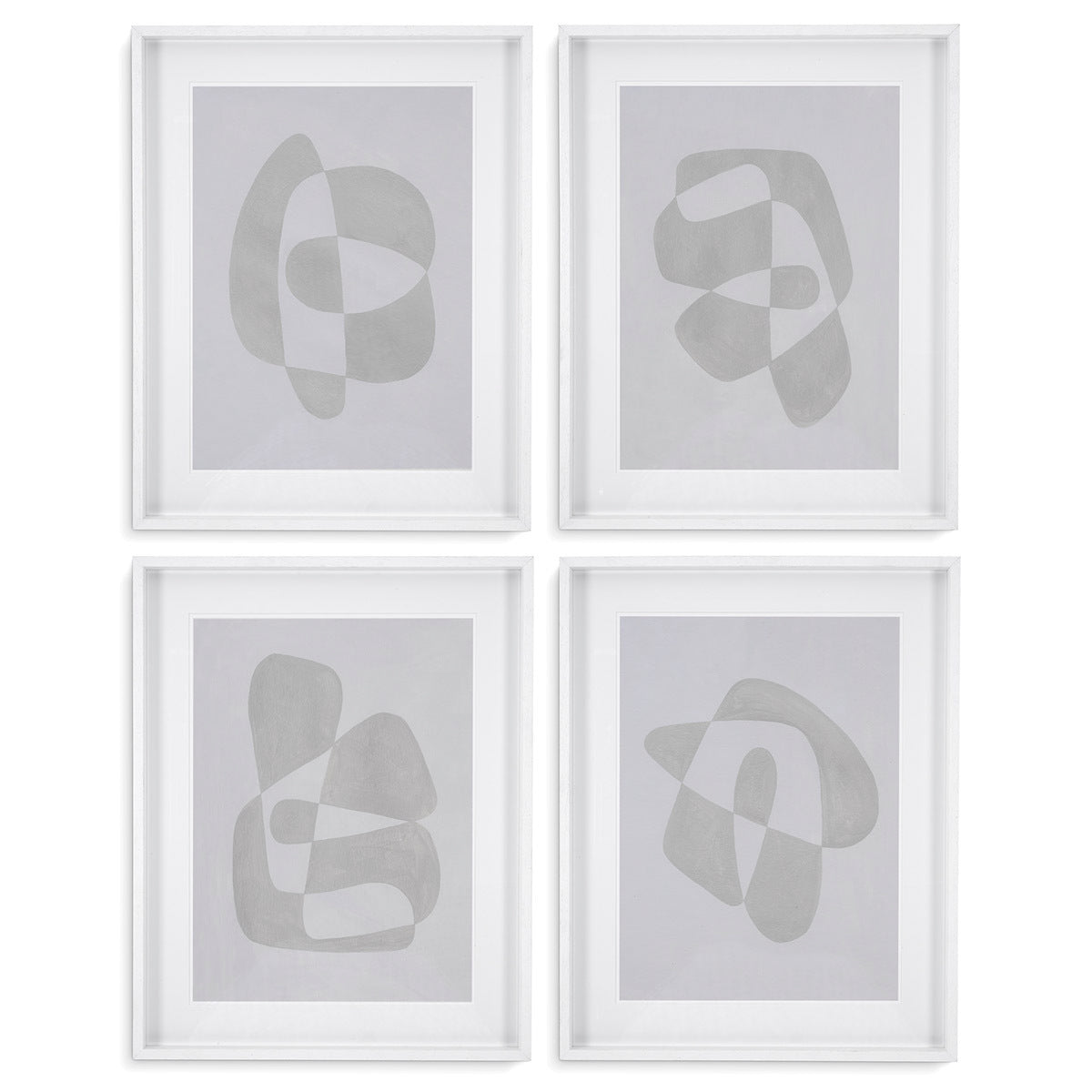 Abstract Shape Art Prints (4) Soft Shape | Eichholtzmh.com