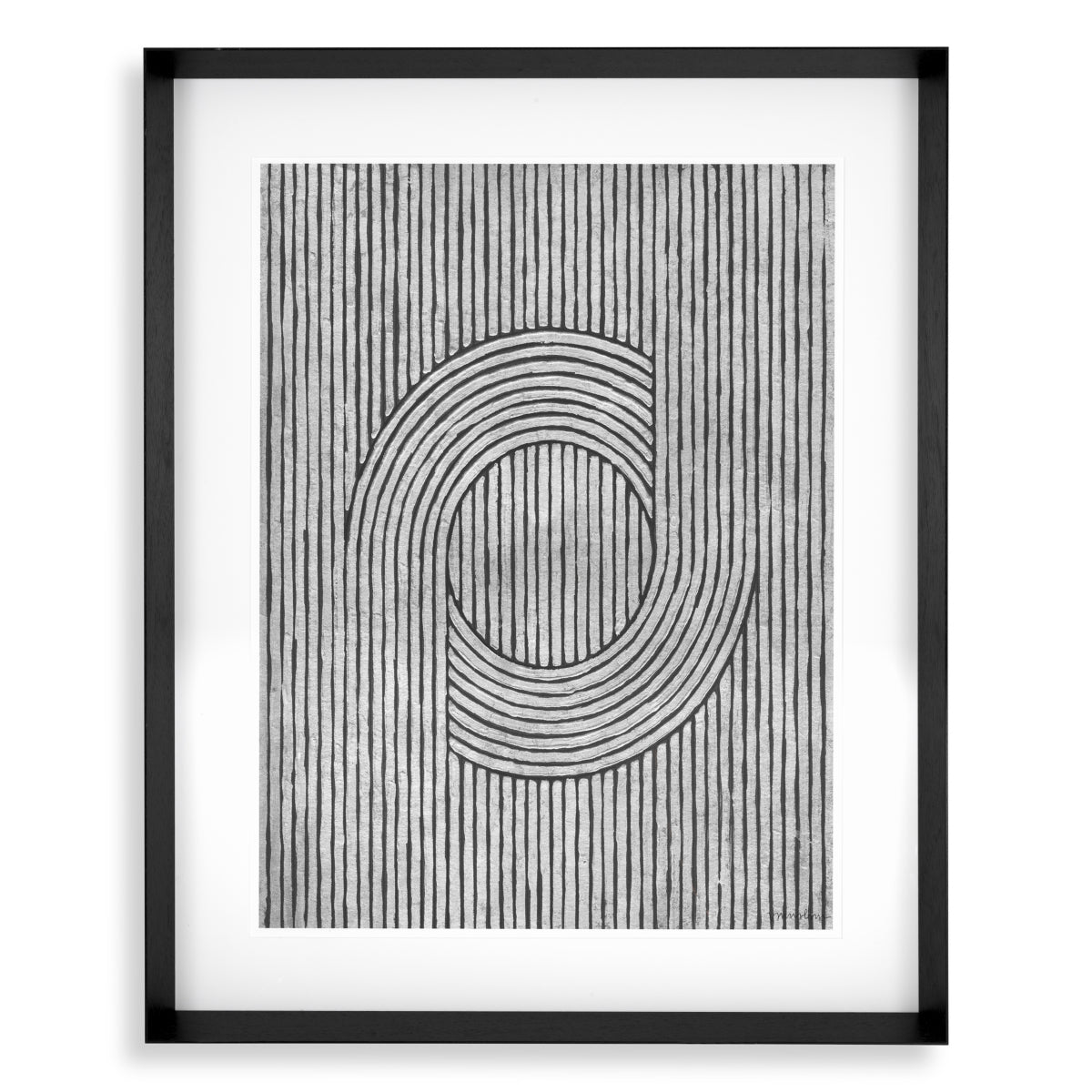 Monochrome Lines Art Prints (2) Cedar Grooves | Eichholtzmh.com