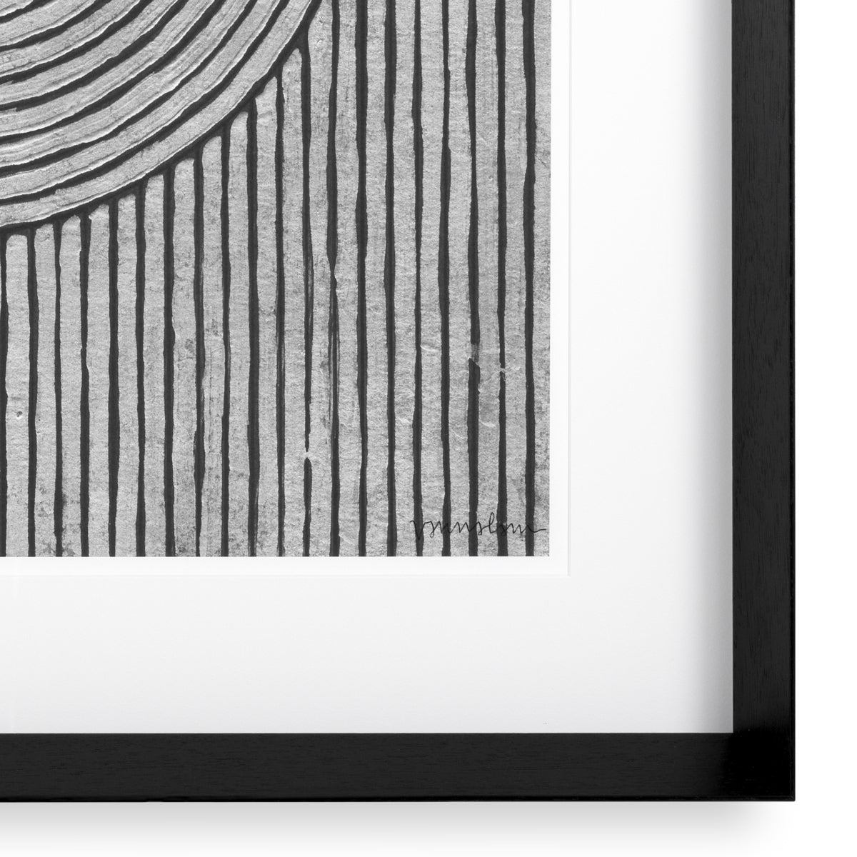 Monochrome Lines Art Prints (2) Cedar Grooves | Eichholtzmh.com