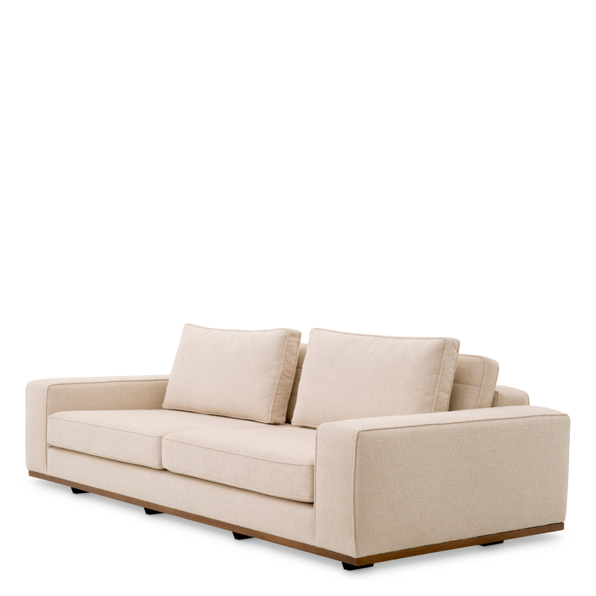 Upholstered Beige Sofa S Aurora