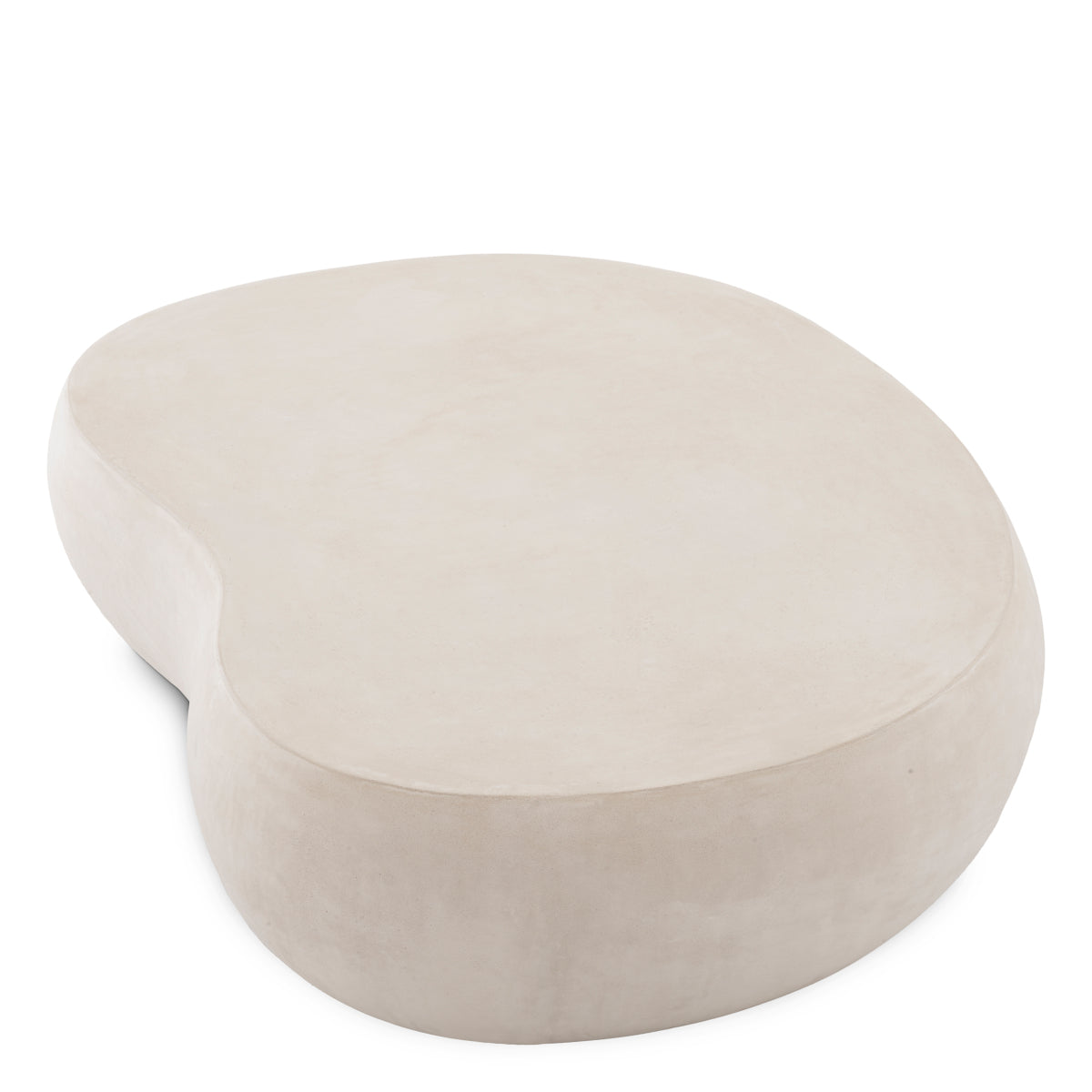 Cream Bean Shaped Outdoor Coffee Table Prime