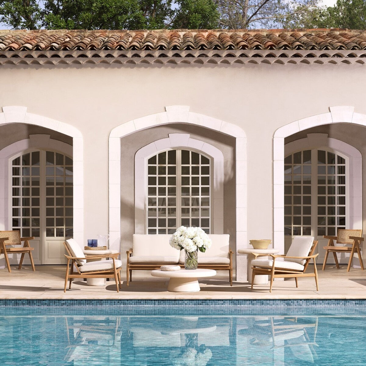 Natural Teak Outdoor Sofa Manzo | Eichholtzmh.com